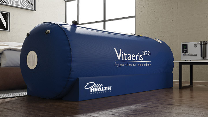 OxyHealth Vitaeris 320 hyperbaric oxygen chamber at iCRYO Clemson